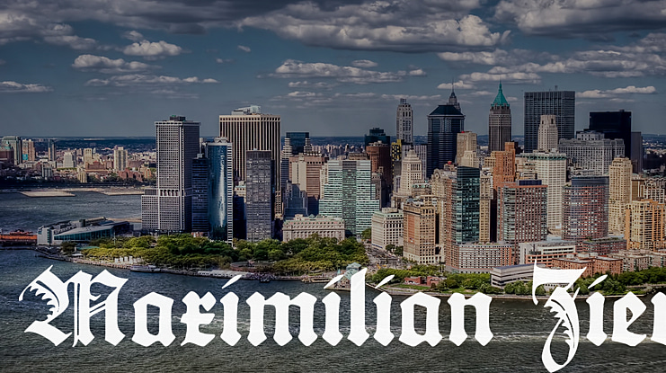 Maximilian Zier Font