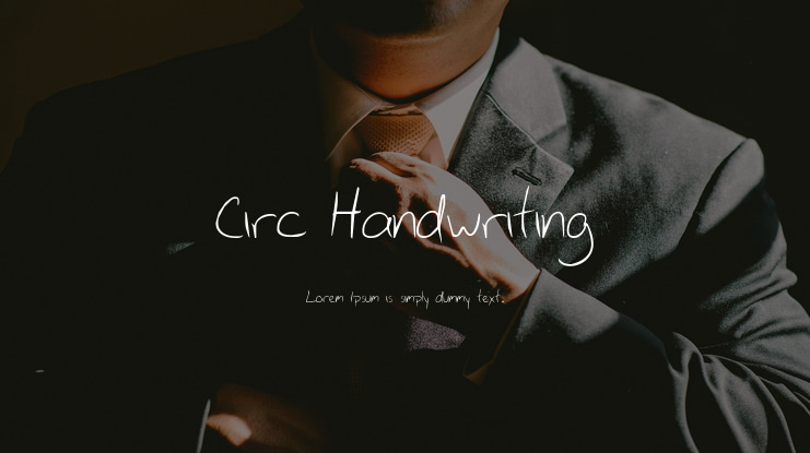 Circ Handwriting Font