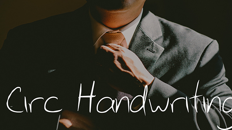 Circ Handwriting Font