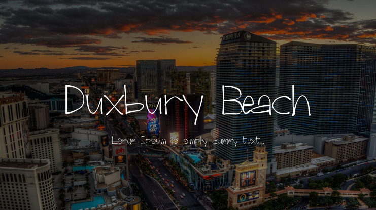 Duxbury Beach Font