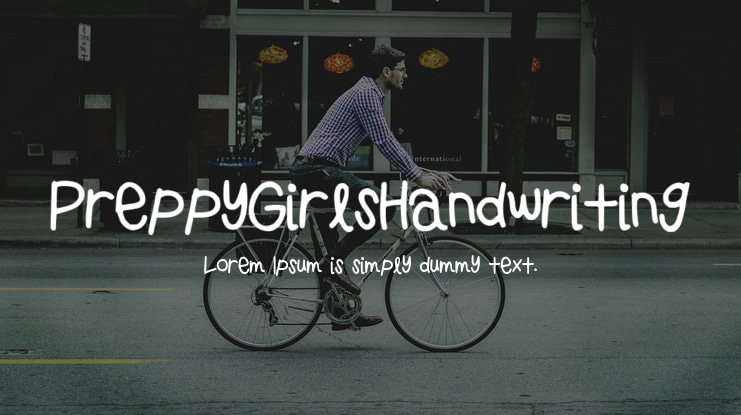 PreppyGirlsHandwriting Font