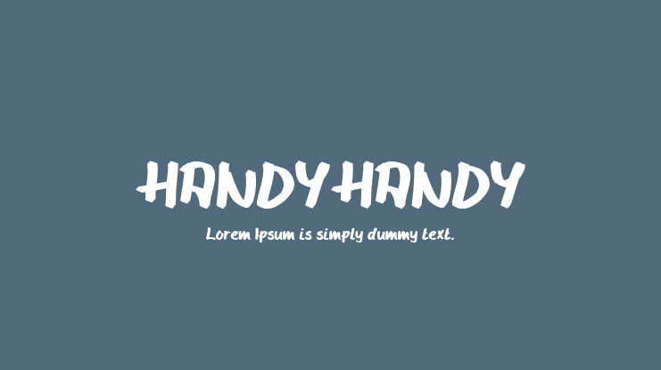 HANDYHANDY Font