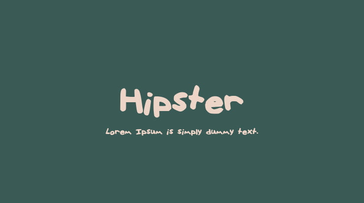 Hipster Font
