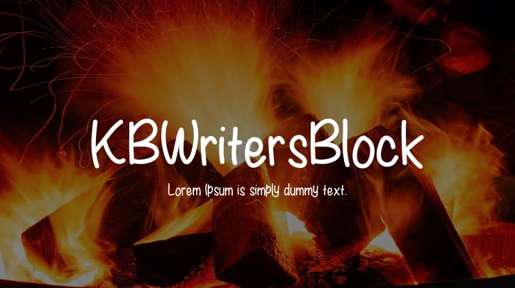 KBWritersBlock Font