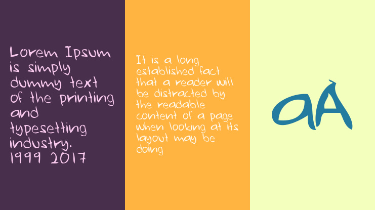 ugly hand writing Font