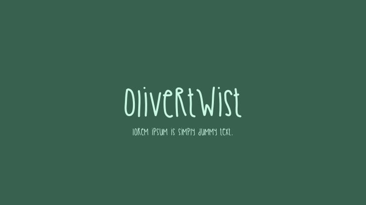 OliverTwist Font