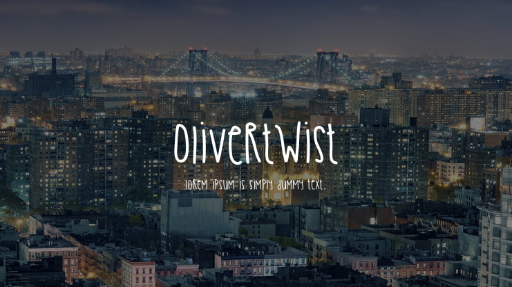 OliverTwist Font