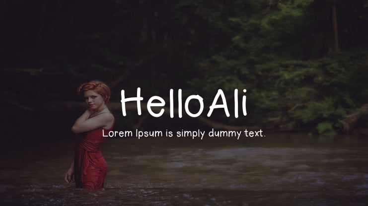 HelloAli Font