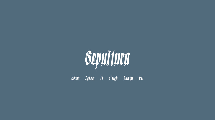 Sepultura Font
