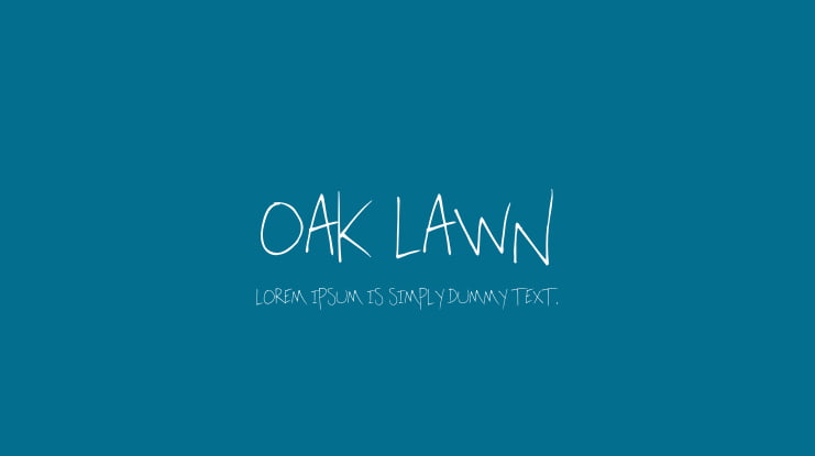Oak Lawn Font