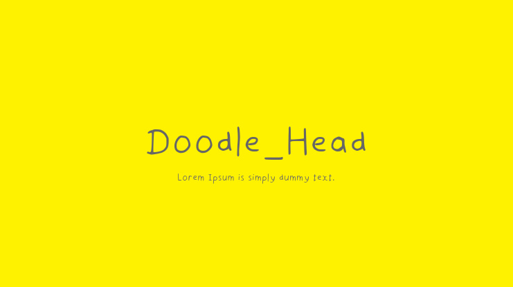Doodle_Head Font