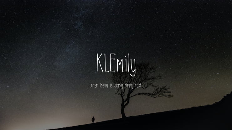 KLEmily Font