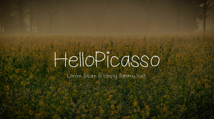HelloPicasso Font