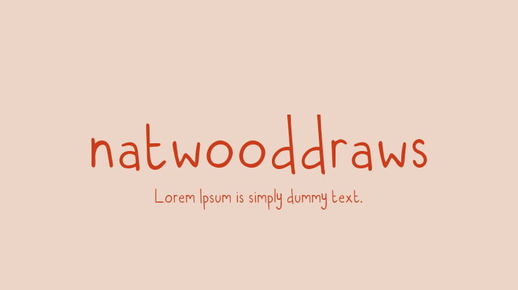 natwooddraws Font