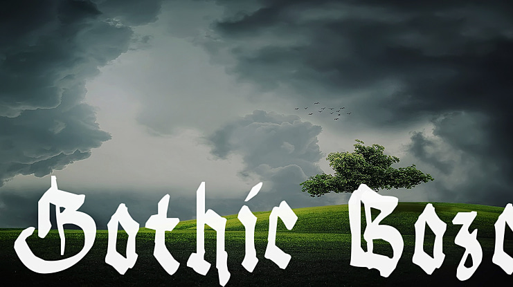 Gothic Bozo Font