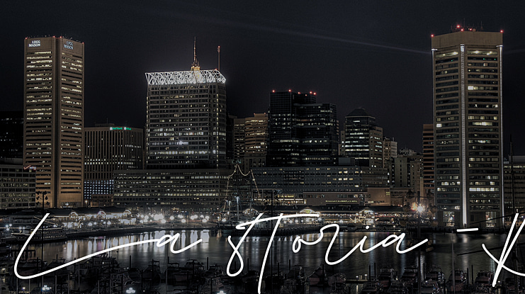 La storia -Demo- Font