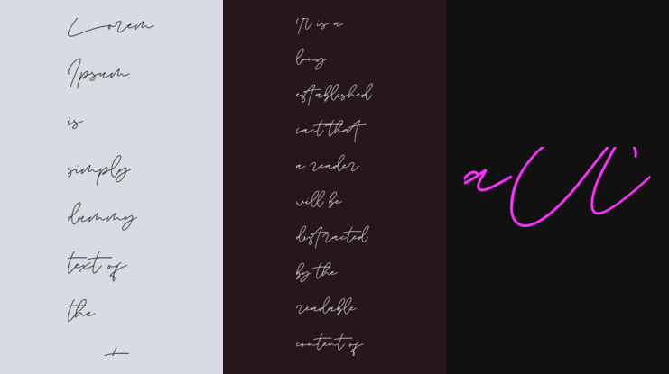 La storia -Demo- Font