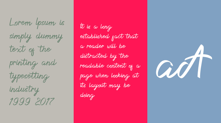 Dacilla Script Demo Font