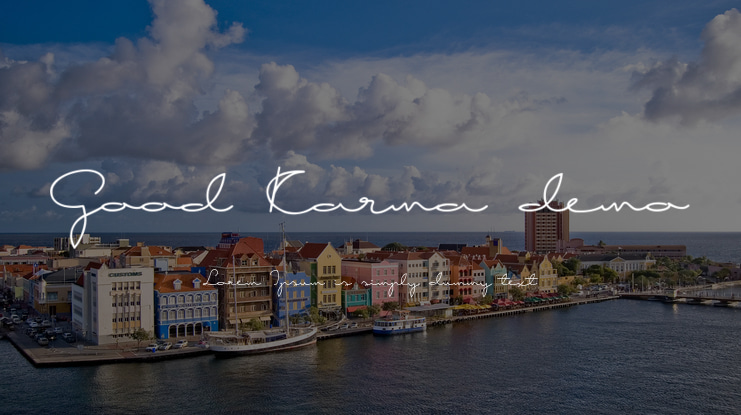 Good Karma demo Font