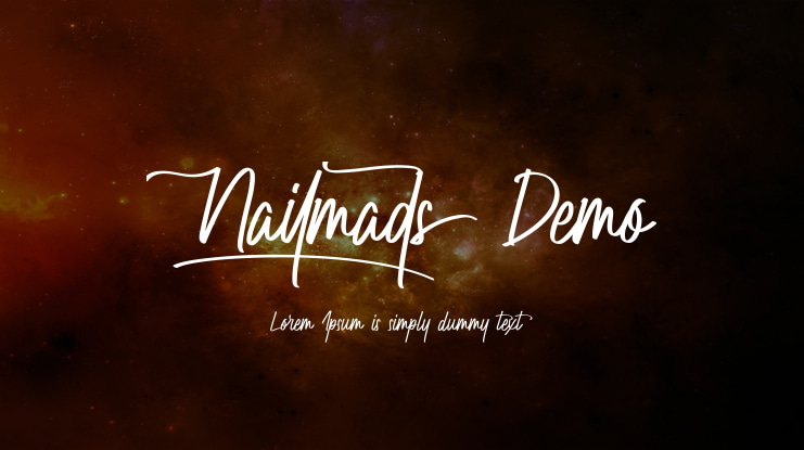 Nailmads Demo Font