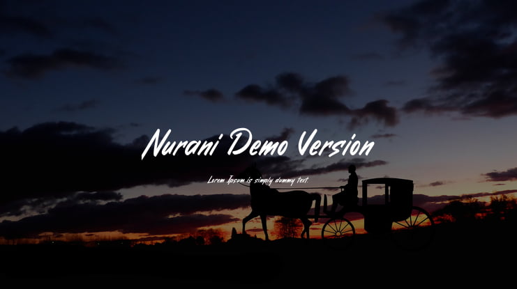 Nurani Demo Version Font