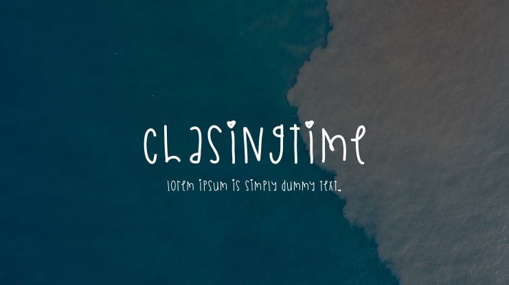 ChasingTime Font