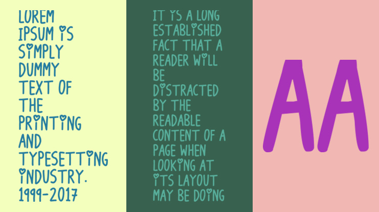 Long Loving Letters Font