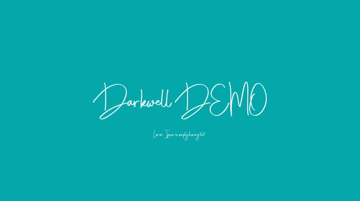 Darkwell DEMO Font