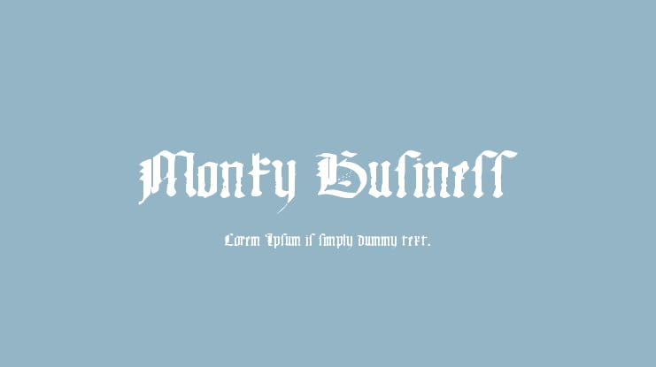 Monky Business Font