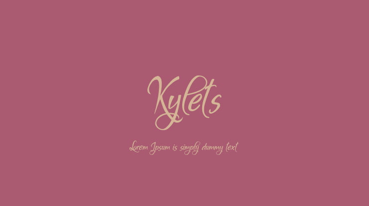 Kylets Font