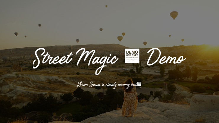 Street Magic - Demo Font