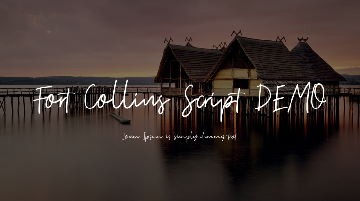 Fort Collins Script DEMO Font