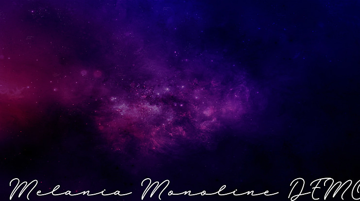 Melania Monoline DEMO Font