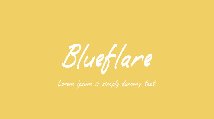 Blueflare Font