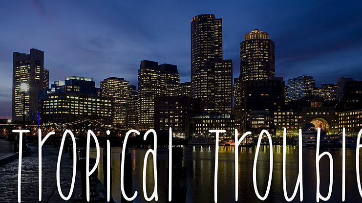 Tropical Trouble Font