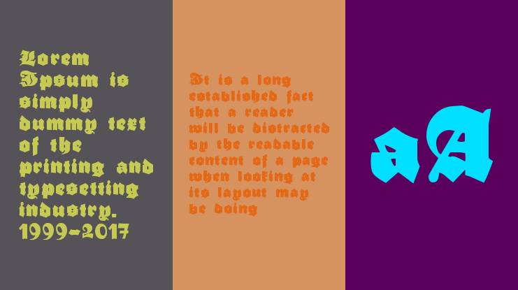 Ganz Grobe Gotisch Font Family