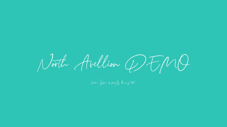 North Avellion DEMO Font