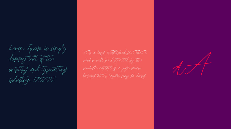 Godwit Signature DEMO Font