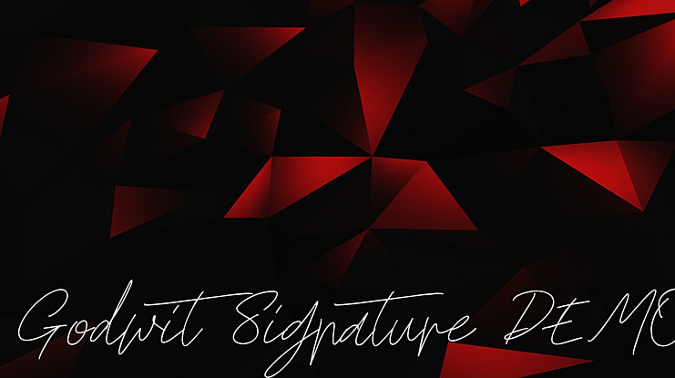Godwit Signature DEMO Font