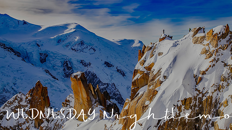 WEDNESDAY Nightdemo Font Family