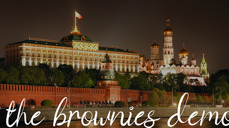the brownies demo Font