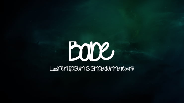 Babe Font