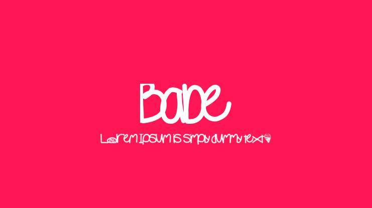 Babe Font