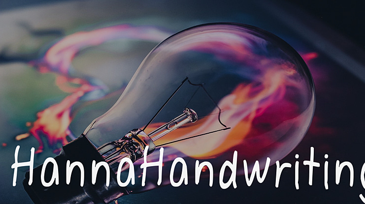HannaHandwriting Font