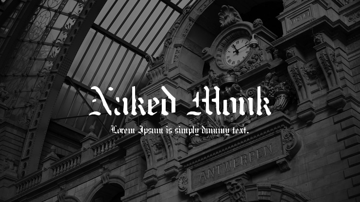 Naked Monk Font