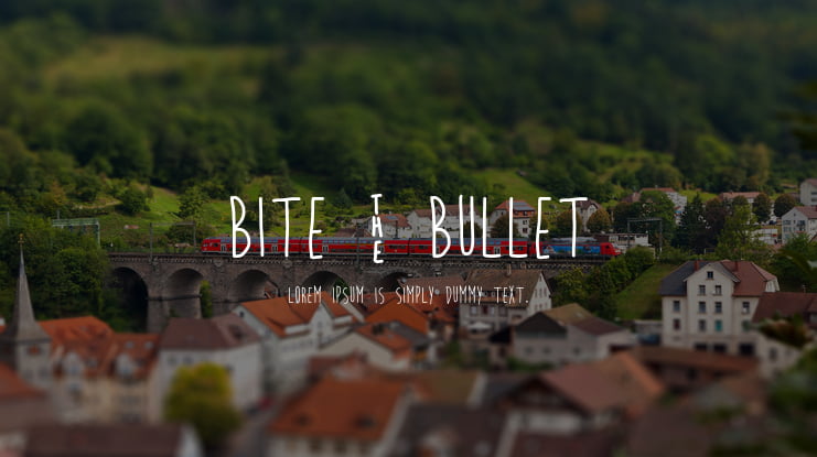 Bite _ Bullet Font