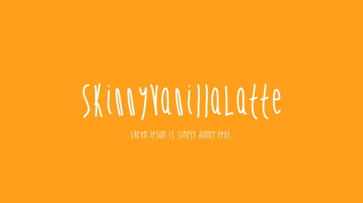 SkinnyVanillaLatte Font