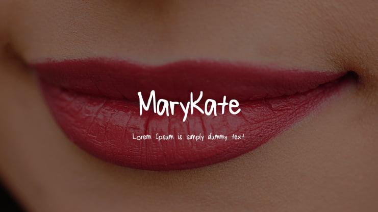 MaryKate Font