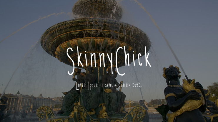 SkinnyChick Font