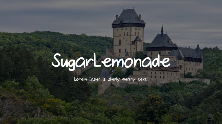 SugarLemonade Font